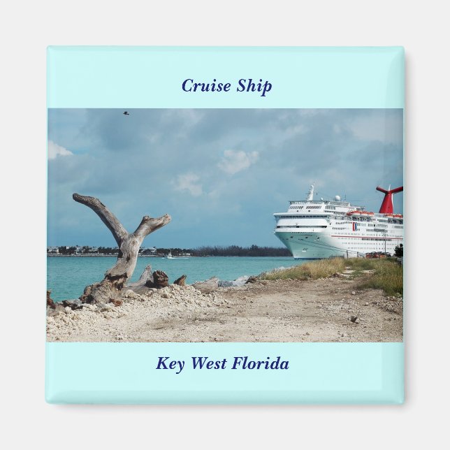 Imán Cruceros, Key West Florida (Frente)
