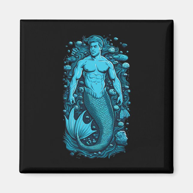 Imán Cruceros Merman Gay Para Hombres Playas Barcos Y B (Frente)