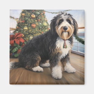 Imán Cruceros por los Navidades de Bernedoodle: Atracti