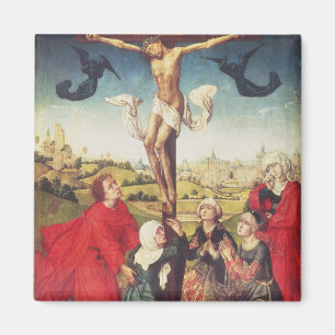 Imán Crucifixión, c.1510 (aceite en el panel)