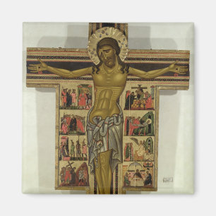 Imán Crucifixión con las historias de la pasión,