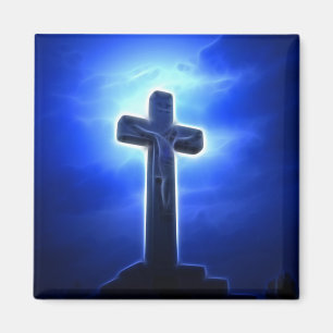 Imán Crucifixión dramática de Jesús