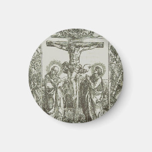 Imán Crucifixión medieval de Jesucristo