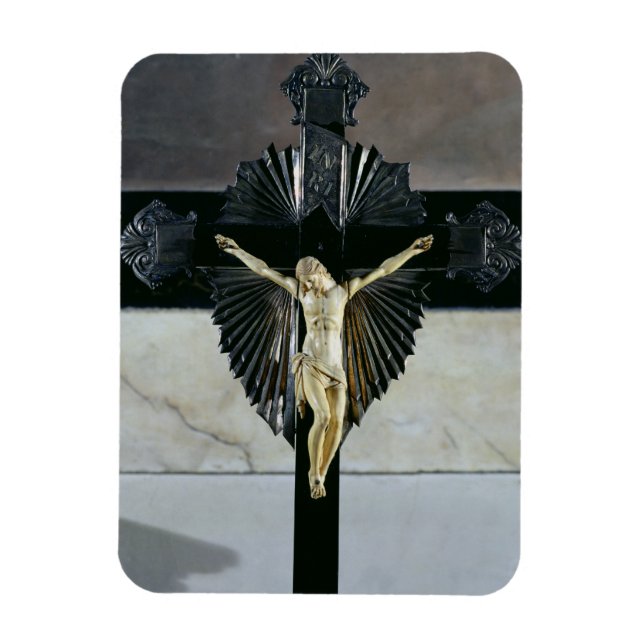 Imán Crucifixión, siglo XVII (marfil) (Vertical)