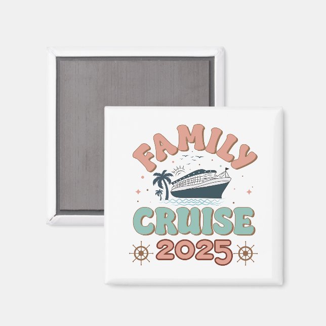 Imán Cruise familiar 2025 (Anverso/Reverso)