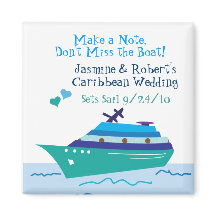 Cruise Save the Date Boda Magnet