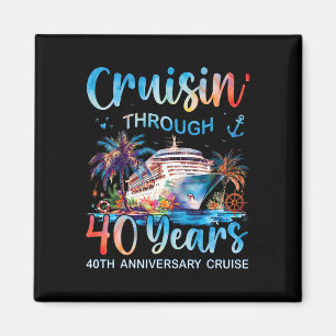 Imán Cruisin a través de 40 años Crucero de aniversario