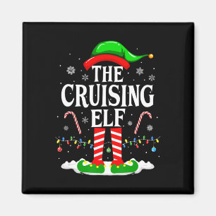 Imán Cruising Elf Xmas Funny Parking Family Cruise