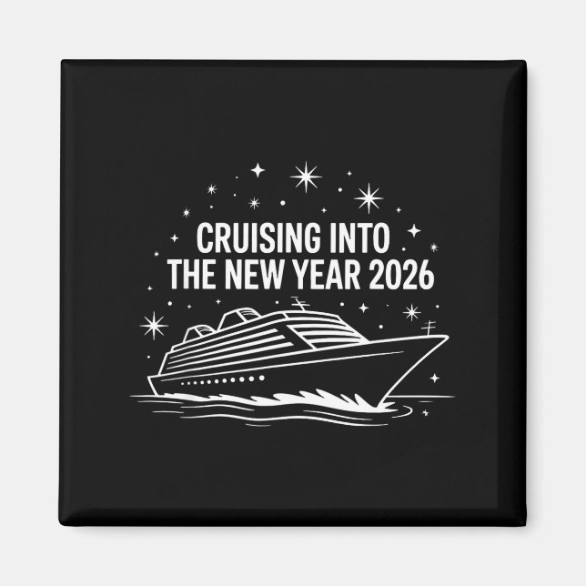 Imán Cruising Into 2026 New Years Eve Family Matching H (Frente)