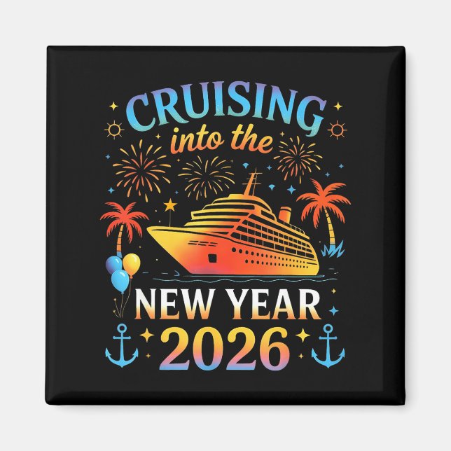Imán Cruising Into The New Year 2026 Happy New Year Fam (Frente)