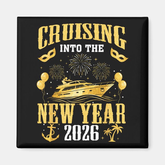 Imán Cruising Into The New Year 2026 New Year Eve Famil (Frente)
