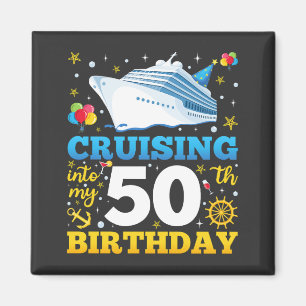 Imán Cruizando en mi plaza de fiesta de 50 cumpleaños