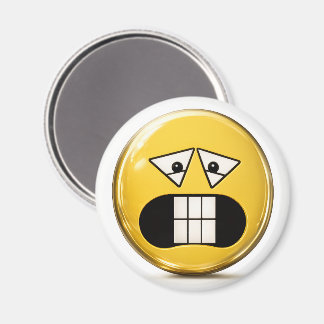 Imán Crunchy 3D Emoji Round Magnet