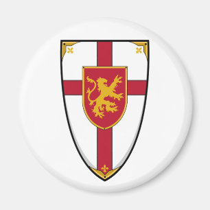 Imán Crusader Knights Shield Magnet