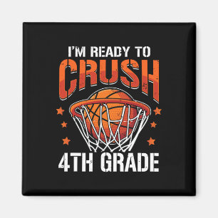 Imán Crush 4º grado de baloncesto de vuelta a la escuel