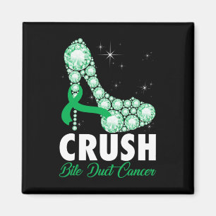 Imán Crush Bile Duct Conciencia del cáncer de tacón alt