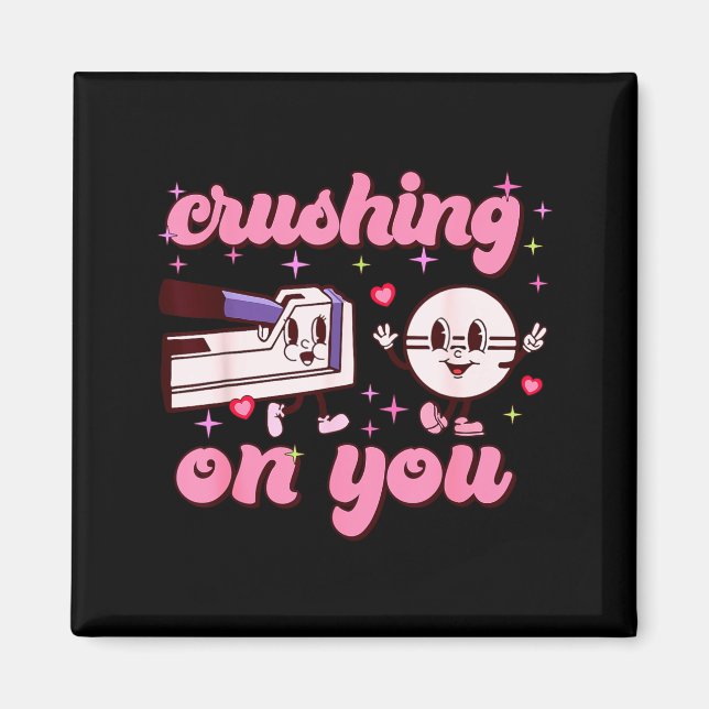 Imán Crushing On You Peds Cu Rn Aid Rn Nurse Valentines (Frente)