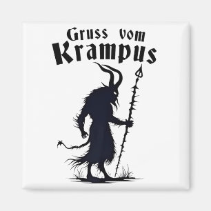 Imán Cruss Vom Krampus Navidad Xmas Diablo Espeluznante