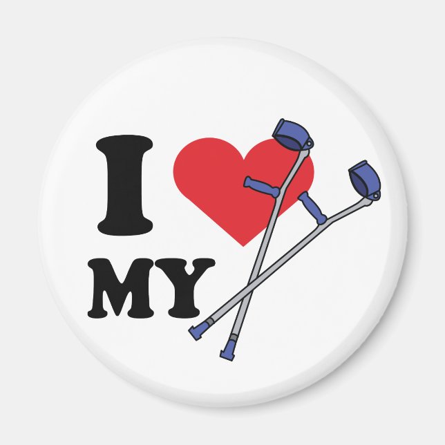 Imán Crutch Love Magnet (Frente)
