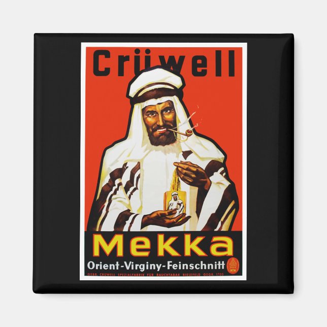 Imán Cruwell Mekka Tobacco (Frente)