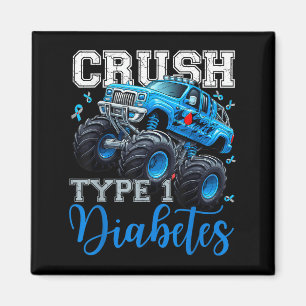 Imán Cruype 1 Diabetes Awareness Warrior Monster Truck