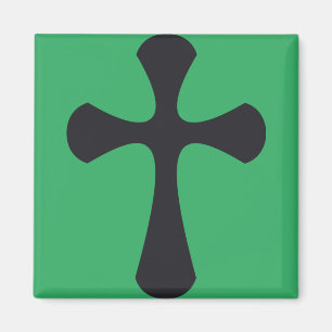 Imán Cruz azul cristiana