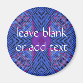 Imán cruz azul oscuro