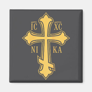 Imán Cruz bizantina cristiana Ic Xc Nika - Jesucristo