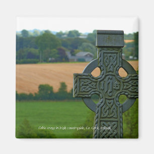 Imán Cruz celta irlandesa, campo de Irlanda