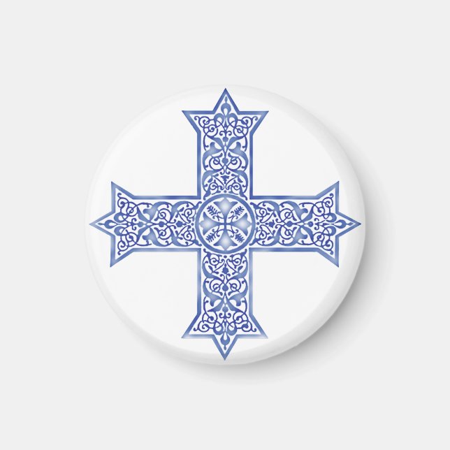 Imán Cruz copta (Frente)