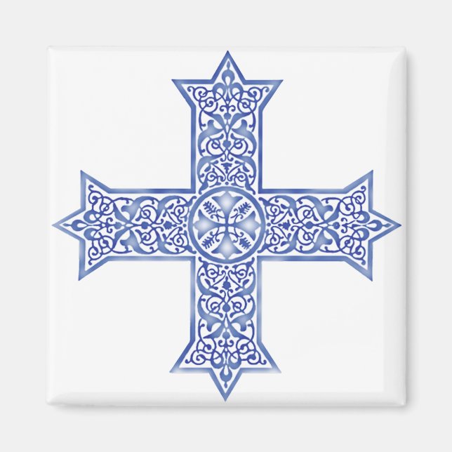 Imán cruz copta (Frente)
