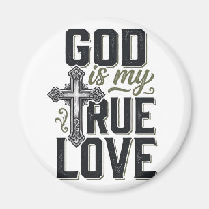 Imán Cruz Cristiana Dios Es Mi Verdadero Amor Vector