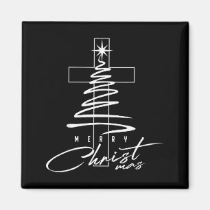 Imán Cruz Cristiana Jesús Feliz Navidad Árbol de Navida