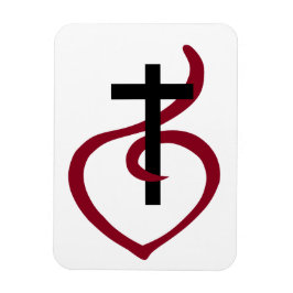 Imán Cruz cristiana simple