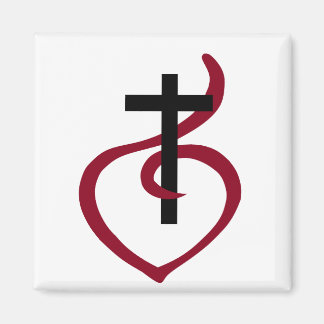 Imán Cruz cristiana simple