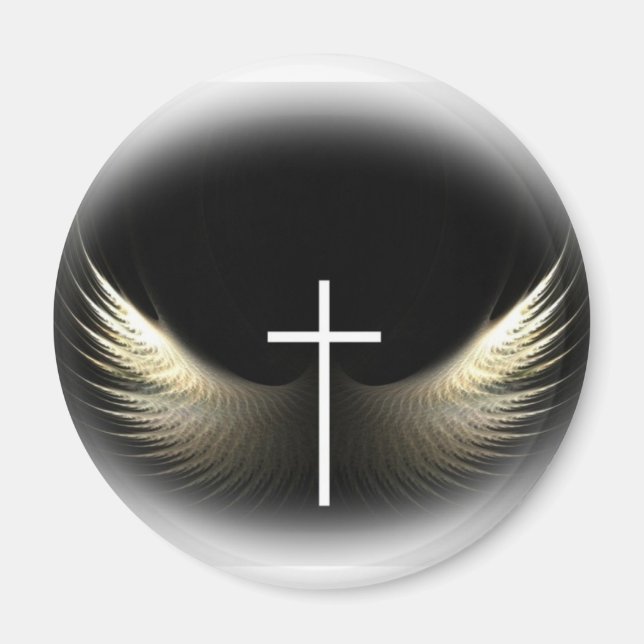 Imán Cruz cristiana y Espíritu Santo (Frente)