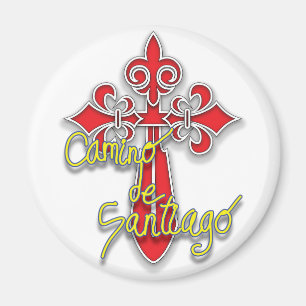 Imán Cruz de Camino de Santiago