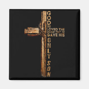 Imán Cruz de Cristo Cristiano Juan 3 16 Dios Amó Tanto