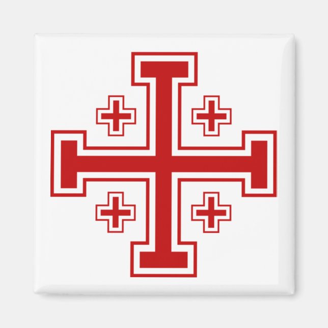 Imán Cruz de Jerusalén (Frente)