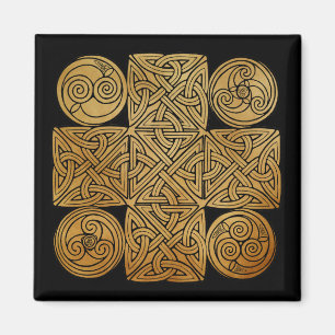 Imán Cruz de Knotwork Celtic