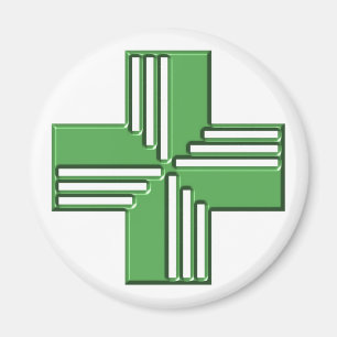 Imán Cruz de la farmacia