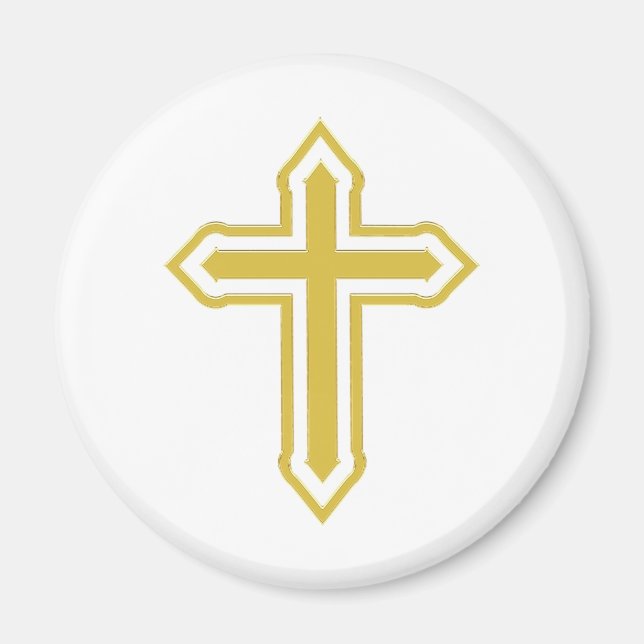 Imán Cruz de oro (Frente)