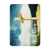 Cruz De Pintura De Arte Se Levanta Pascua