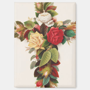 Imán Cruz de rosas, ilustración de la era victoriana