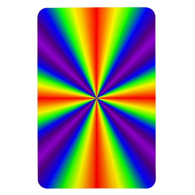 Imán Cruz del Arcoiris (Vertical)