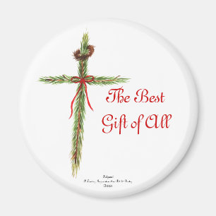 Imán Cruz del navidad