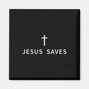 Imán Cruz Mínima Cristiana Jesús Salva Modo Religioso