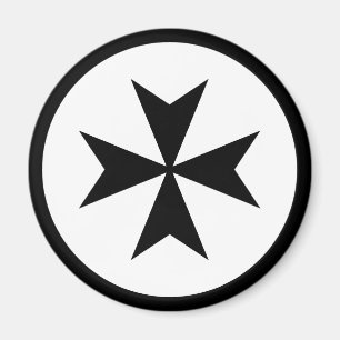Imán Cruz negra de Malta