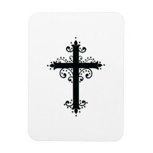 Imán Cruz religiosa con un adorno