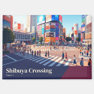 Imán Cruzamiento de Shibuya Japón